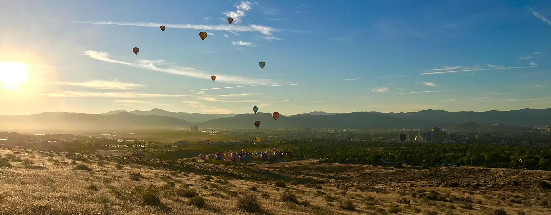 hot air balloons